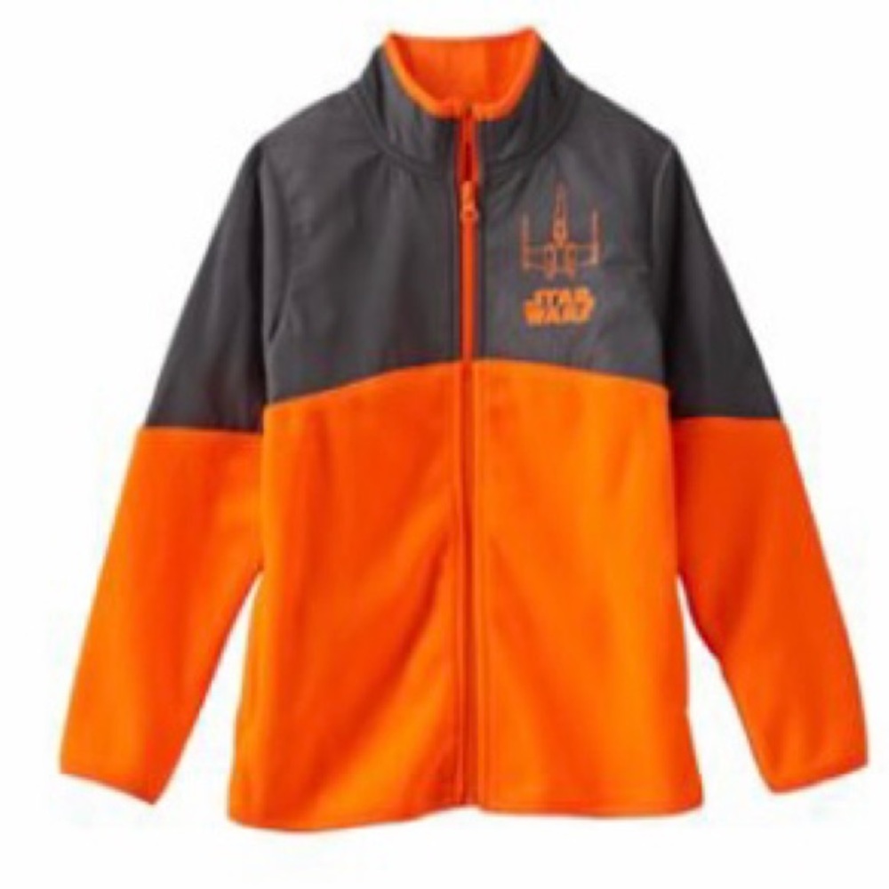 Star Wars Collection  X-Wing Fighter Fleece Jacket Size 4x(Boys)
